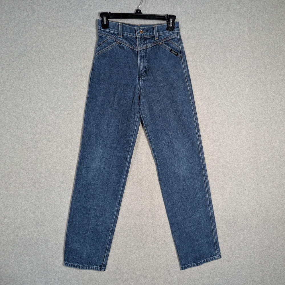 Vintage Rockies Jeans Women‎ 25 Blue High Rise Western Cowgirl Mom Jeans Retro